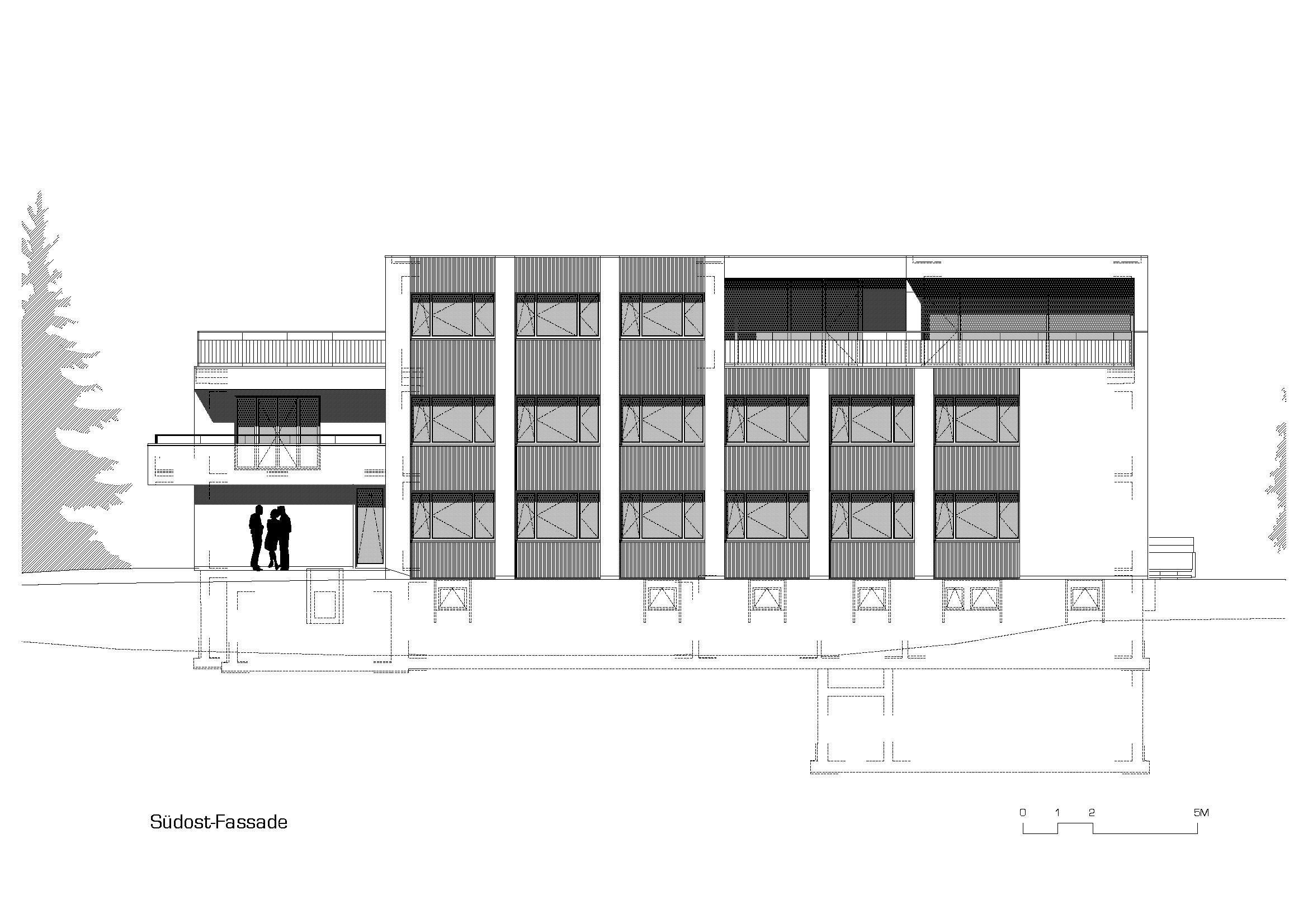 Südost-Fassade